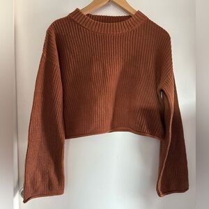 🌻 Wild Fable Cinnamon Knit Crop Sweater 🌻